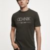 On OCHNIK T-Shirty | T-Shirt Meski Khaki Z Logo