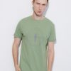 On OCHNIK T-Shirty | Zielony T-Shirt Meski Z Logo