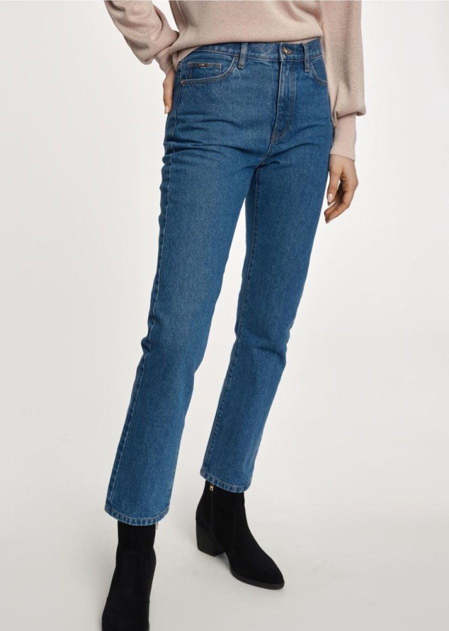 Ona OCHNIK Spodnie | Jeansy Damskie Typu Mom Jeans