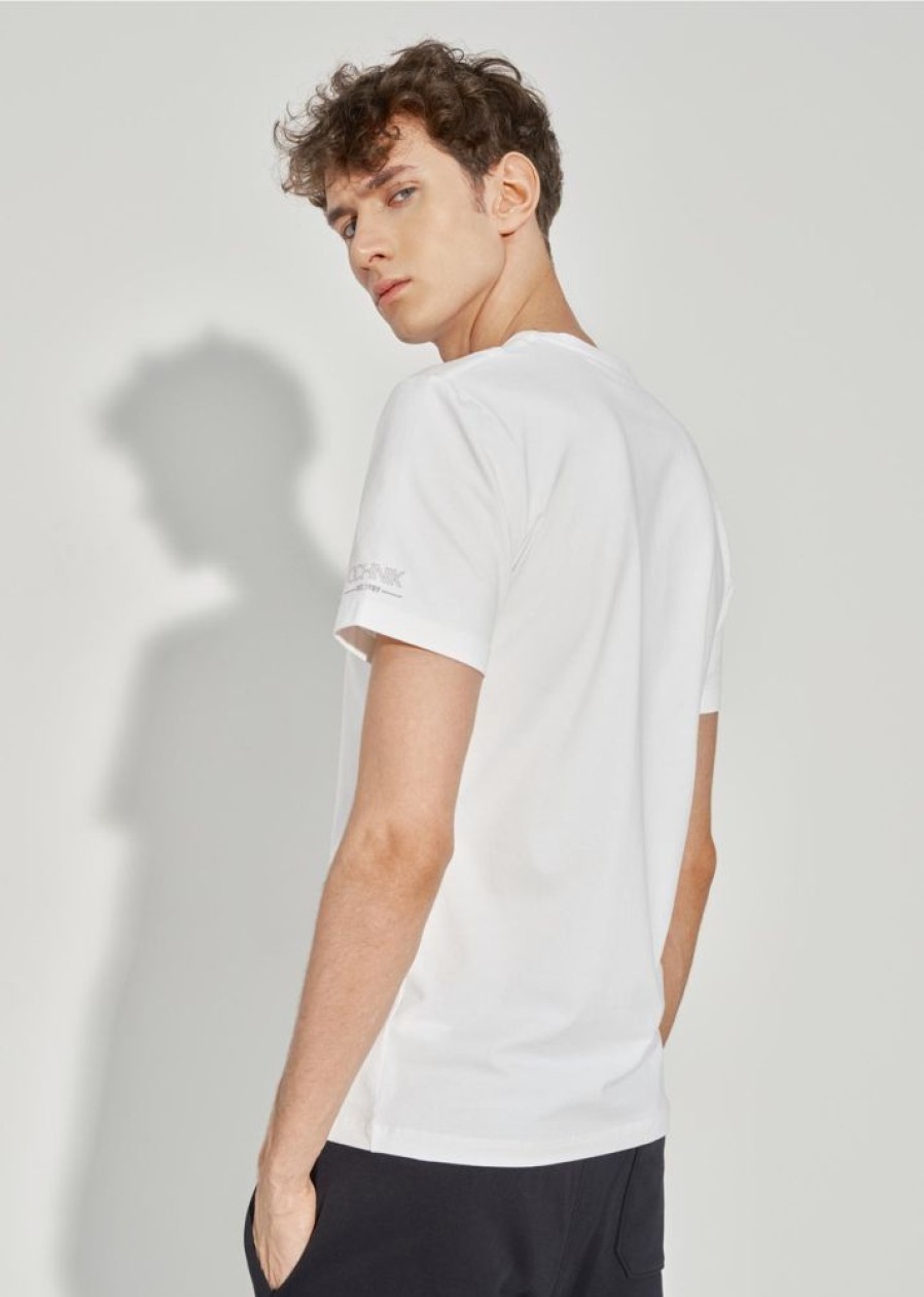 On OCHNIK T-Shirty | Bialy Basic T-Shirt Meski