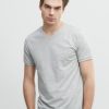 On OCHNIK T-Shirty | Szary Basic T-Shirt Meski Z Logo